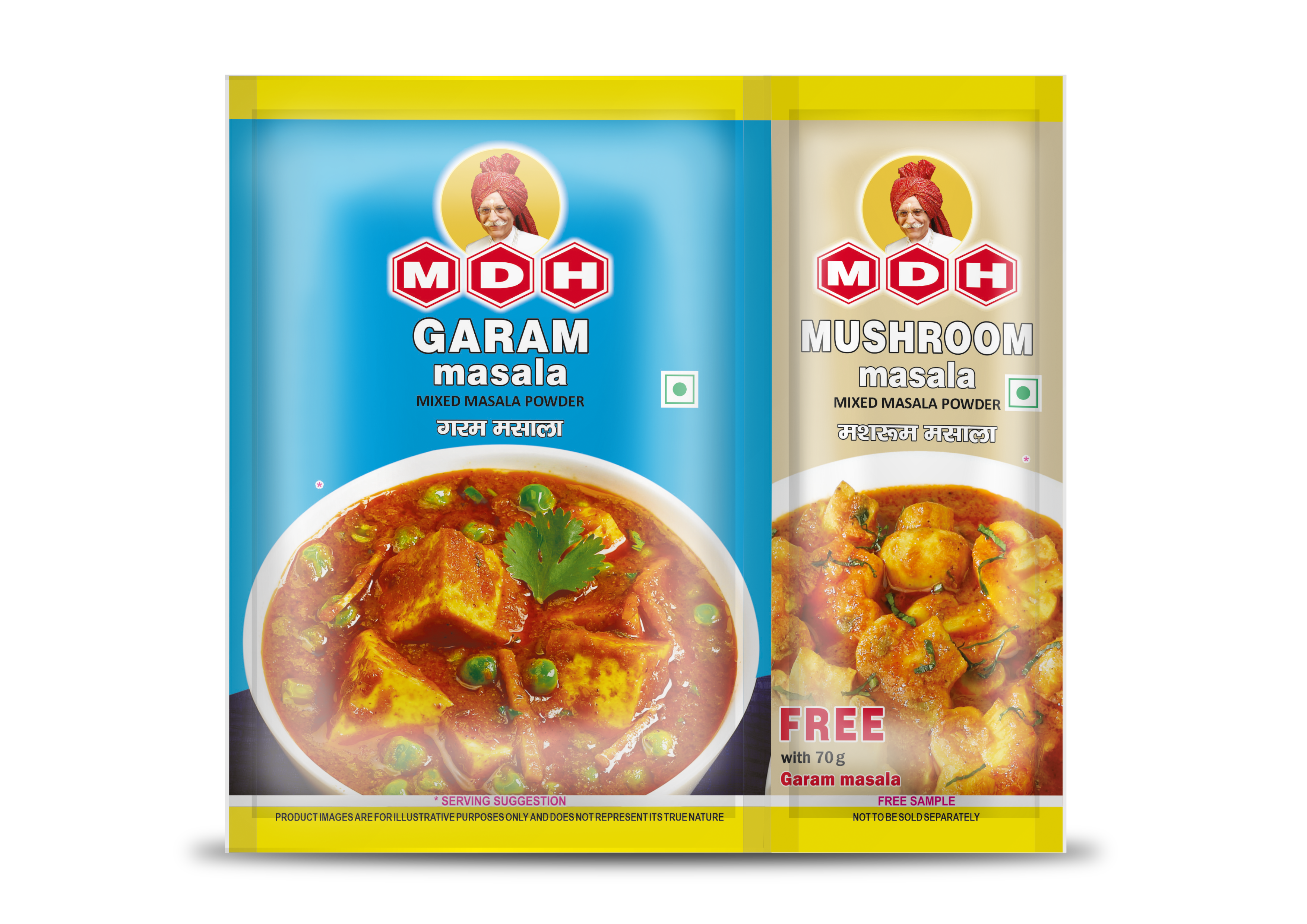 Garam Masala and mushroom masala