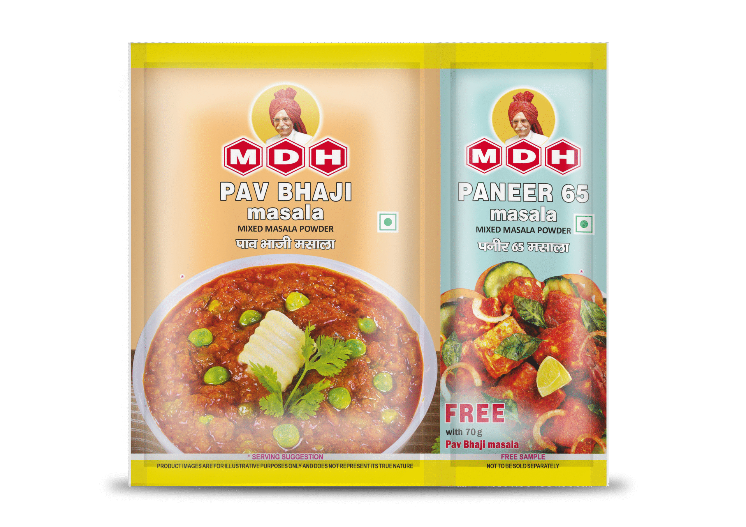 pav bhaji masala and paneer 65